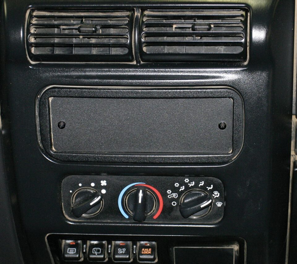 car stereo cover plate