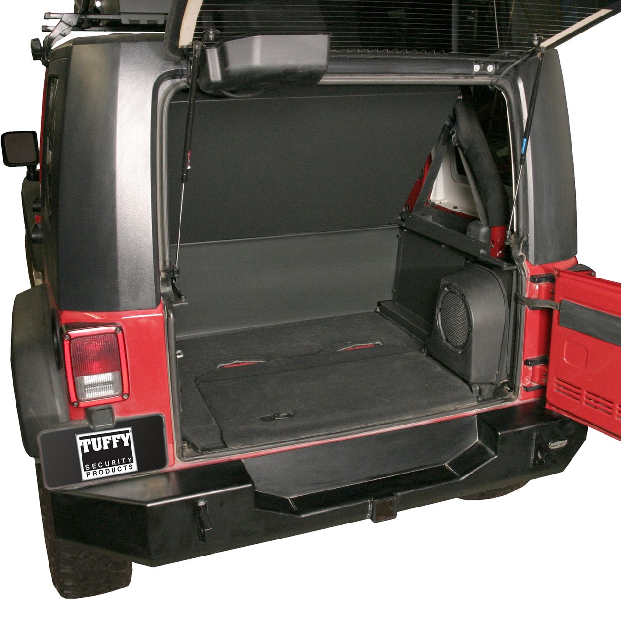 Jeep Deluxe Cargo Area Security Enclosure Jeep 2007-2010 Wrangler JK ...