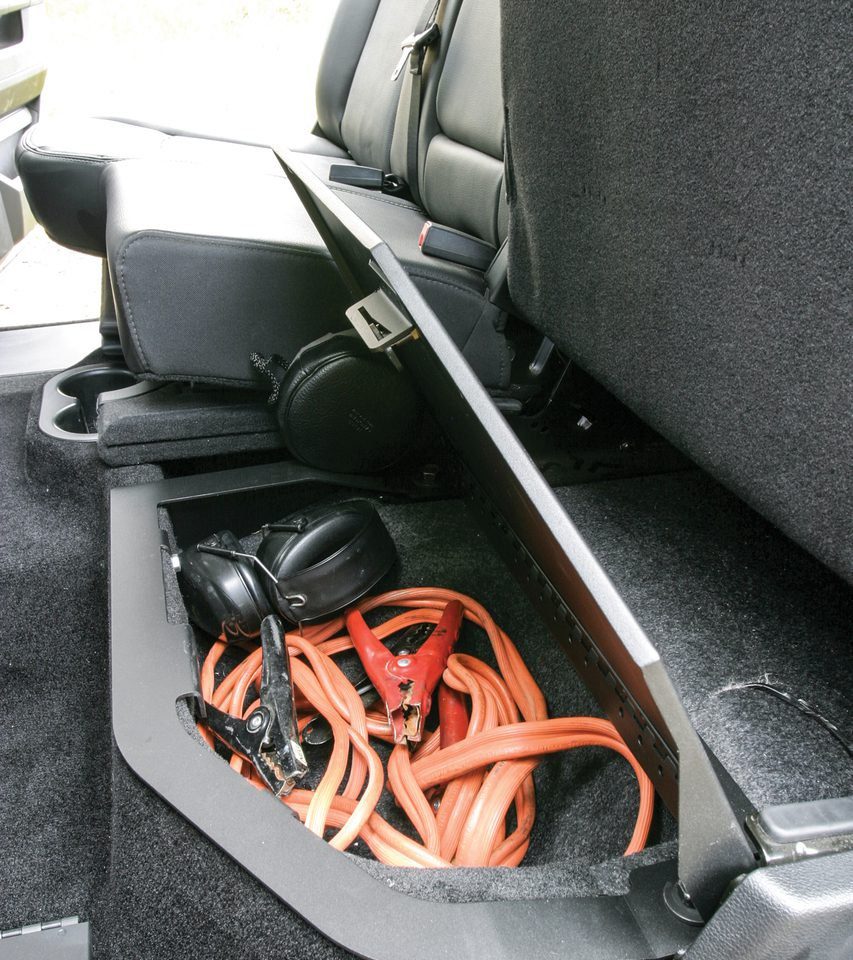 Dodge/Ram Rear Underseat Locking Lid Dodge 20092010 Ram 1500; Ram 20112018 1500; 2019 1500