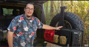 Jeep Wrangler JK Tuffy Tailgate Security Lockbox w/ Molle Panel Review